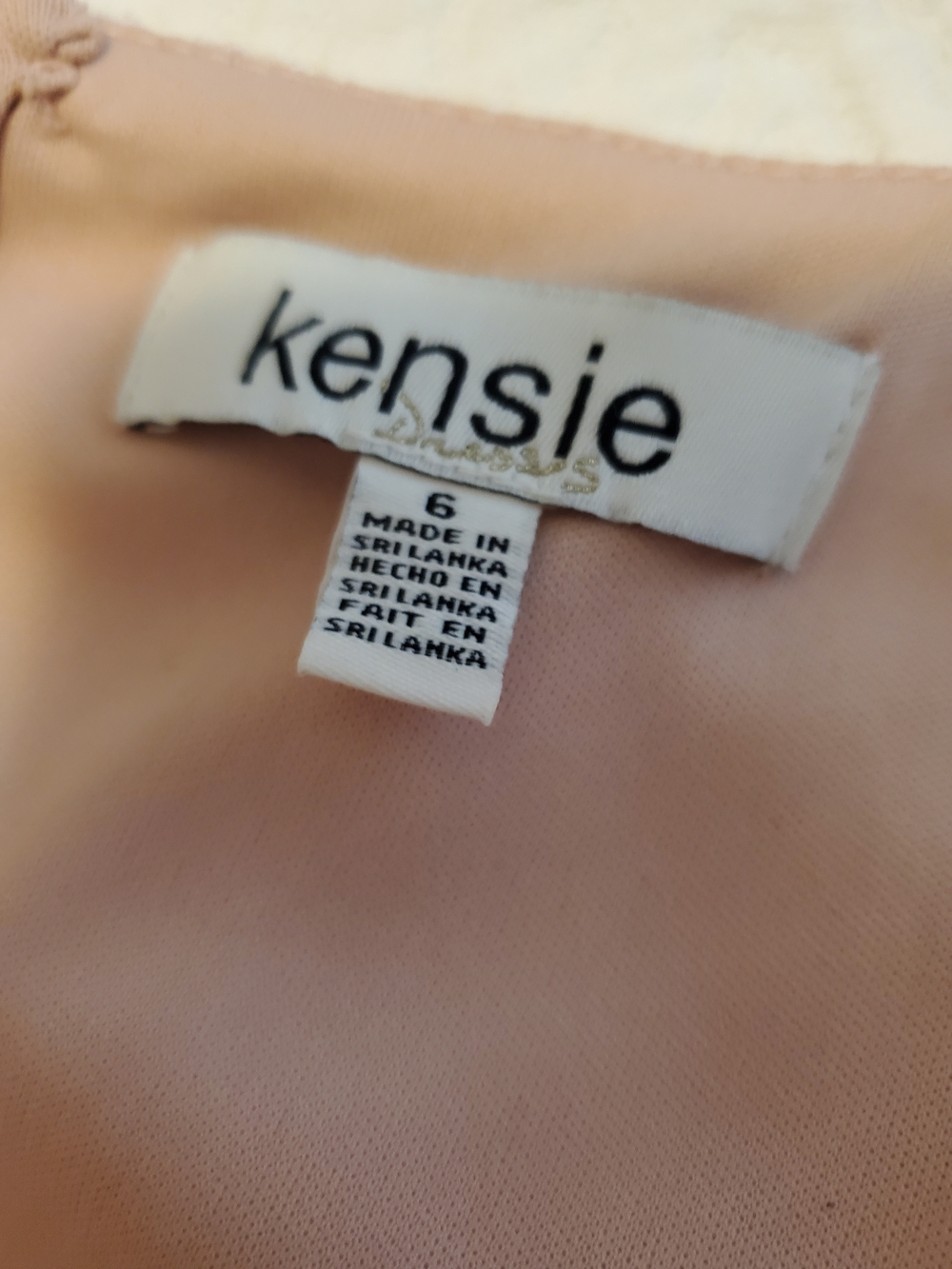 Kensie Blush Lace Mini Dress - Picture 2 of 9